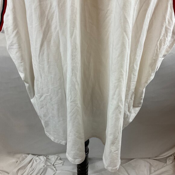 Universal Standard Top 3X White Blue Red Trim Sleeveless - Picture 10 of 11